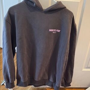 White Fox Vol. 3 Hoodie in Dark Gray